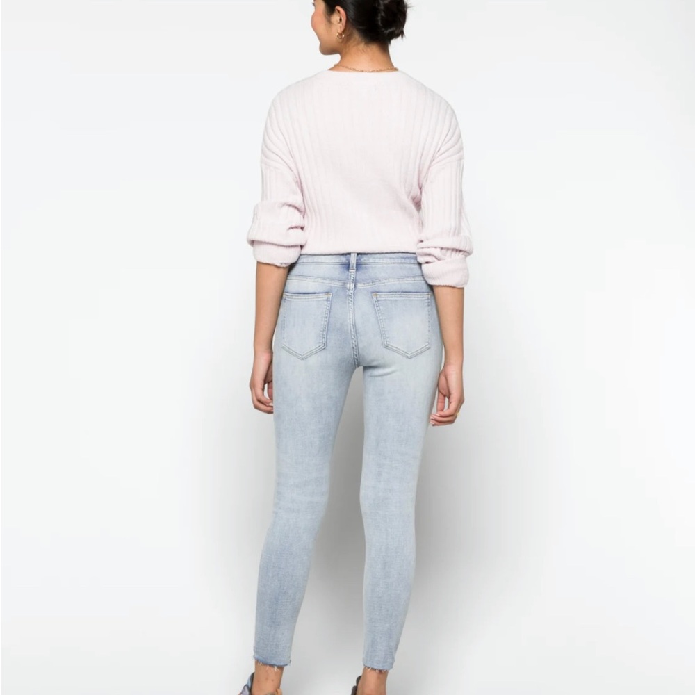 COSMIC JEAN BLUE ARIELLE SKINNY SCISSOR CUT HEM - Picture 2 of 13